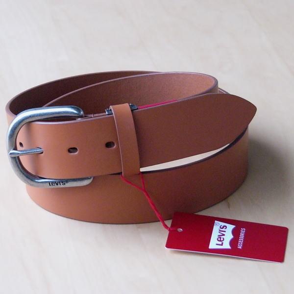 ベルト LEVI'S 本革 リーバイス 牛革 メンズベルト 40mm 6022 ライトブラウン 新品...