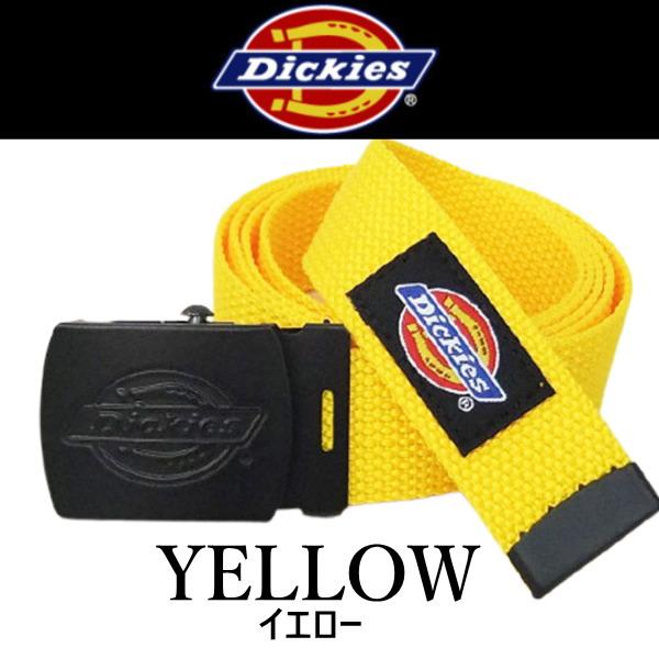 253YEディッキーズ GIベルト Dickies  ガチャベルト イエロー 黄色