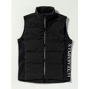 LUXE AKM PLUS リュクスエイケイエムプラス ゴルフ バイカラー総柄中綿