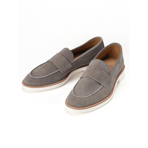 ダブルエイチ WH メンズ イルチア社アリカンテスエード アンライニングコインローファー WHF-0...