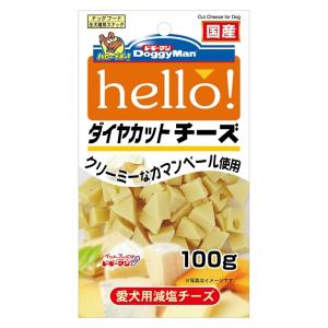 ドギーマン ドギーマン hello！ ダイヤカットチーズ 100g×1個 犬用おやつ、ガムの商品画像