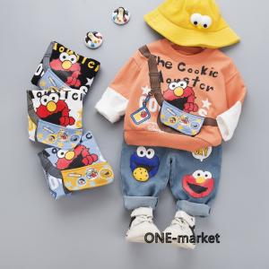 セサミストリート 長袖 セットアップ キッズ 子供服