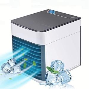 ミニエアコン 冷風機 冷風扇 扇風機 USB給電式 小型 省エネ ミニクーラー 卓上冷風機 500ML大容量 冷風 空気浄化