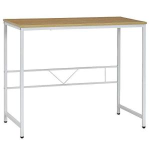 タマリビング ターブル デスク 幅90cm キャスター付き 学習デスク 学習机 パソコンデスク テーブル スチール脚 ホワイト