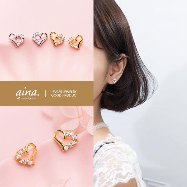 ピアス レディース 金属アレルギー対応 ニッケルフリー SV925 プラチナ仕上げ 18金仕上げ ハ...