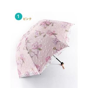 新作 折りたたみ傘 花柄 レディース 日傘 雨...の詳細画像5
