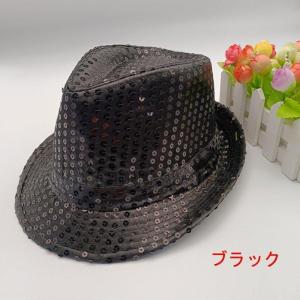 スパンコールハット 帽子 ダンス衣装 ヒップホ...の詳細画像2