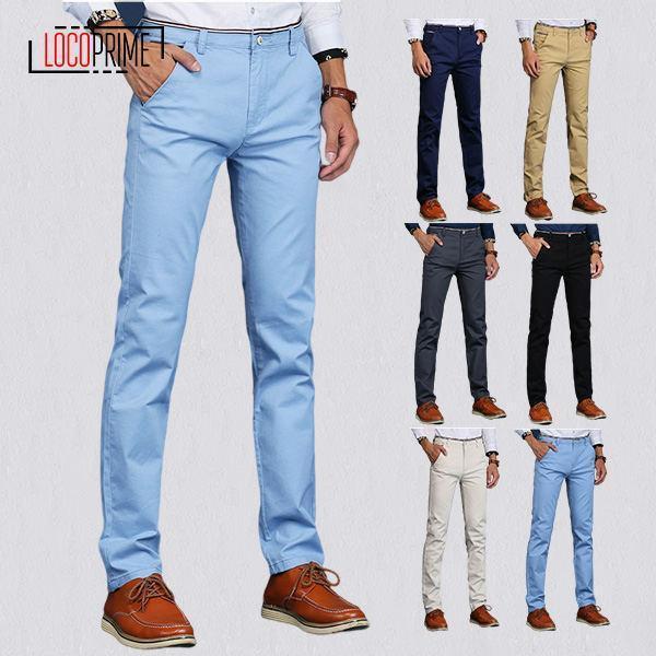 【値下げ】裾上済み スラックス メンズ スリム ノータック ゴルフパンツ テーパードパンツ ビジネス...