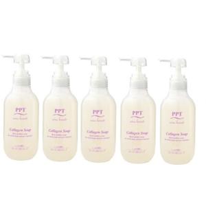 送料無料 5本セット アイナボーテ PPTコラーゲンボディソープ 400ml