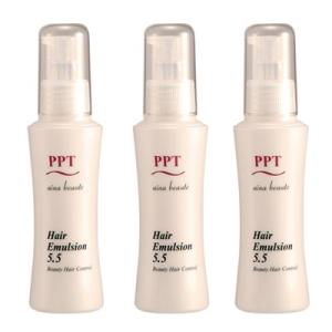 送料無料 3本セット 洗い流さない美容乳液 アイナボーテPPTヘアエマルジョン5.5 (ノンシリコン...