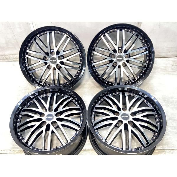 中古ホイール 4本 　 DCENTI 19x9.0 45 114.3-5穴 中古アルミホイール