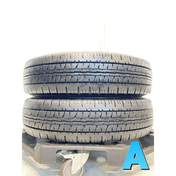中古タイヤ サマータイヤ 2本セット  165R13 6PR ダンロップ エナセーブ VAN01