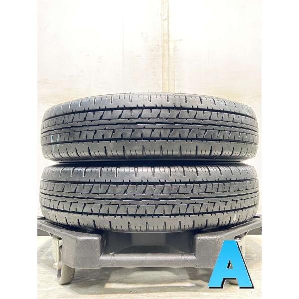 中古タイヤ サマータイヤ 2本セット  145R13 8PR ダンロップ エナセーブ VAN01