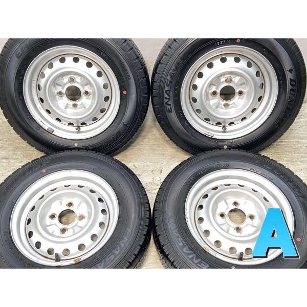 中古タイヤ サマータイヤ ホイールセット 4本セット 165R13 6PR 日産純正13x5.010...