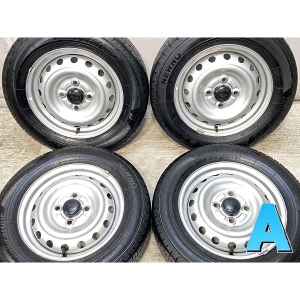 中古タイヤ サマータイヤ ホイールセット 4本セット 155/70R13  ダイハツ純正  13x4...