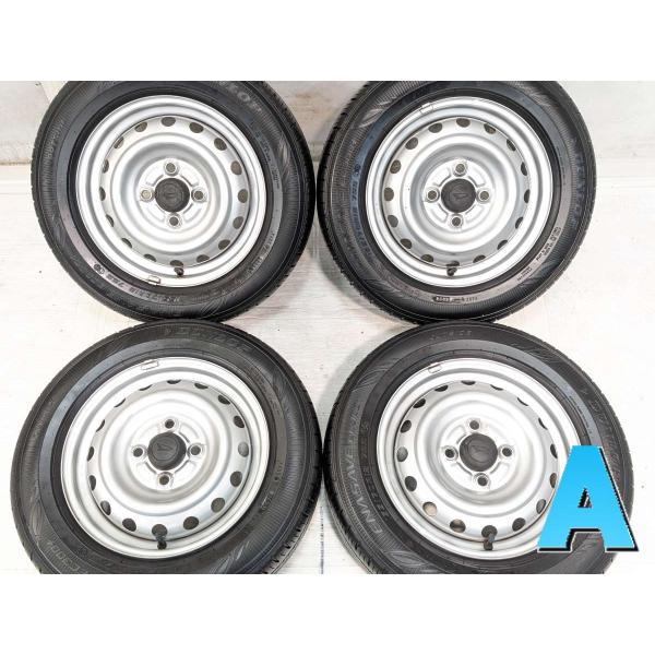 中古タイヤ サマータイヤ ホイールセット 4本セット 155/70R13  ダイハツ純正  13x4...