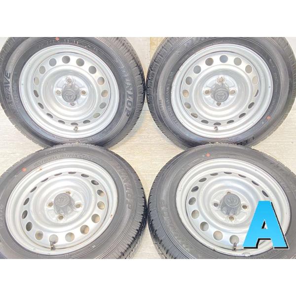 中古タイヤ サマータイヤ ホイールセット 4本セット 155/80R14 88/86LT トヨタ純正...