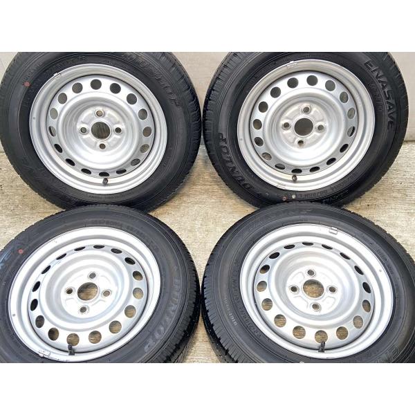 中古タイヤ サマータイヤ ホイールセット 4本セット 155/80R14 88/86LT トヨタ純正...