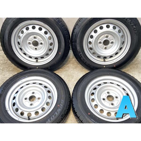 中古タイヤ サマータイヤ ホイールセット 4本セット 155/80R14 88/86LT トヨタ純正...