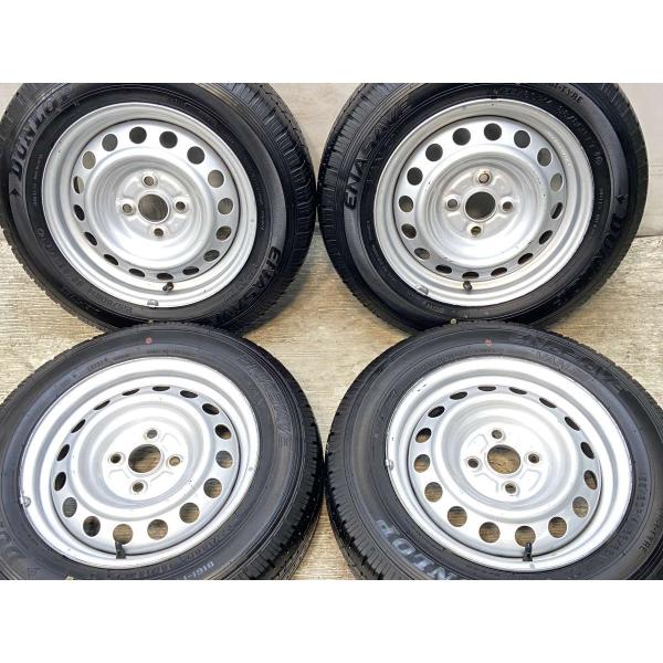 中古タイヤ サマータイヤ ホイールセット 4本セット 155/80R14 88/86LT トヨタ純正...