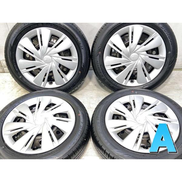 中古タイヤ サマータイヤ ホイールセット 4本セット 155/65R14  ダイハツ純正  14x4...
