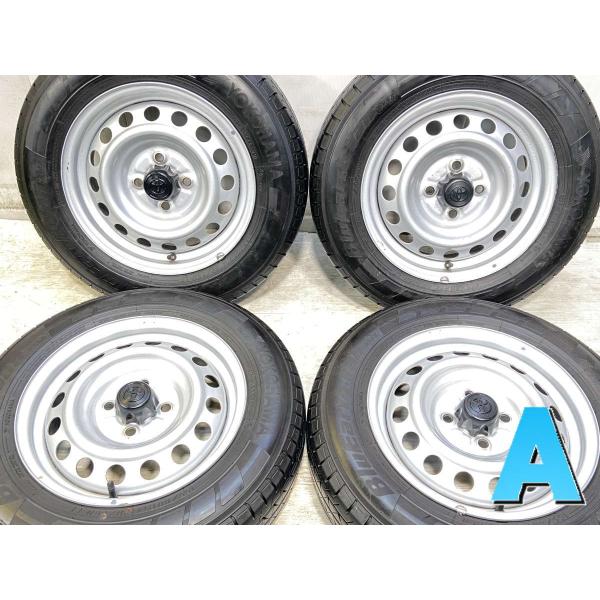中古タイヤ サマータイヤ ホイールセット 4本セット 155/80R14 88/86N LT トヨタ...
