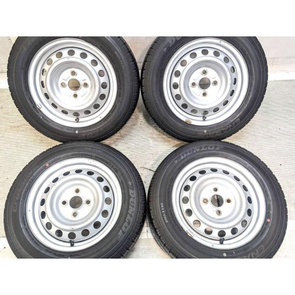 中古タイヤ サマータイヤ ホイールセット 4本セット 155/80R14 88/86Ｎ LT トヨタ...