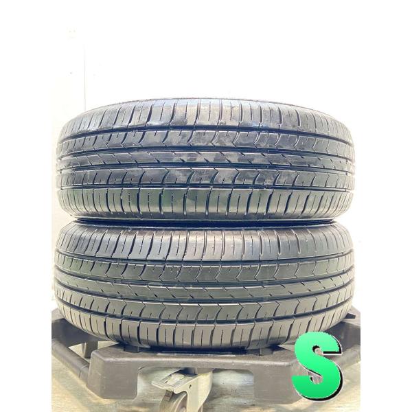 中古タイヤ サマータイヤ 2本セット 185/60R15 グッドイヤー エフィシェント グリップ E...