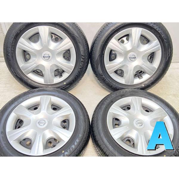 中古タイヤ サマータイヤ ホイールセット 4本セット 185/65R15 日産純正 15x5.5 1...