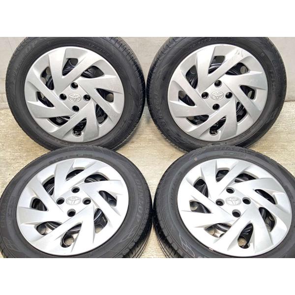 中古タイヤ サマータイヤ ホイールセット 4本セット 185/60R15トヨタ純正 Ｐ6 15x5....