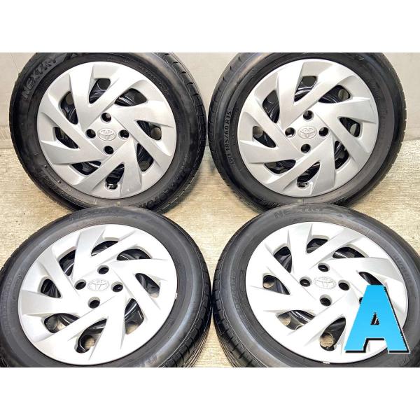 中古タイヤ サマータイヤ ホイールセット 4本セット 185/60R15  トヨタ純正 G4 15x...
