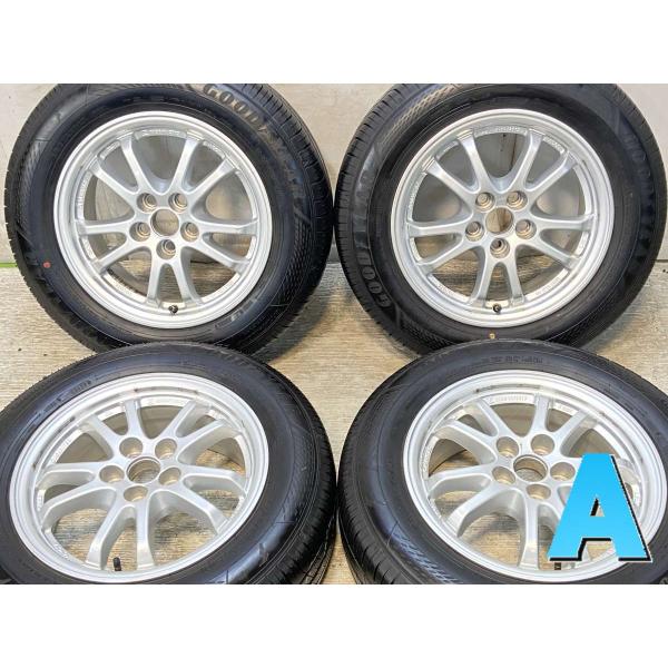 中古タイヤ サマータイヤ ホイールセット 4本セット 195/65R15 トヨタ純正 15x6.5 ...