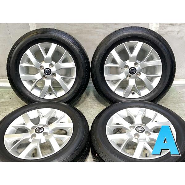 中古タイヤ サマータイヤ ホイールセット 4本セット 185/65R15  日産純正  15x5.5...