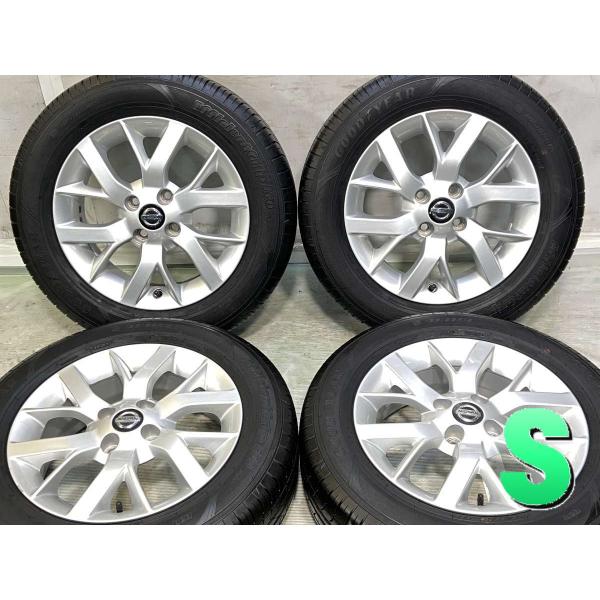 中古タイヤ サマータイヤ ホイールセット 4本セット 185/65R15  日産純正  15x5.5...