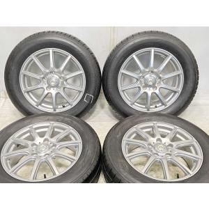 中古タイヤ サマータイヤ ホイールセット 4本セット 215/60R16  　 AIRNOVA 16x6.5 53 114.3-5穴 ブリヂストン LUFT RV2｜aing