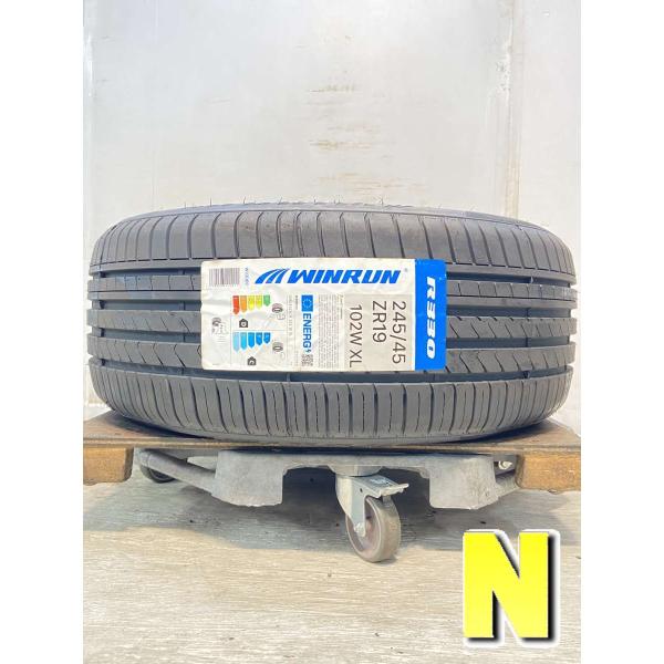 中古タイヤ サマータイヤ 1本  245/45R19  　 ウィンランR330