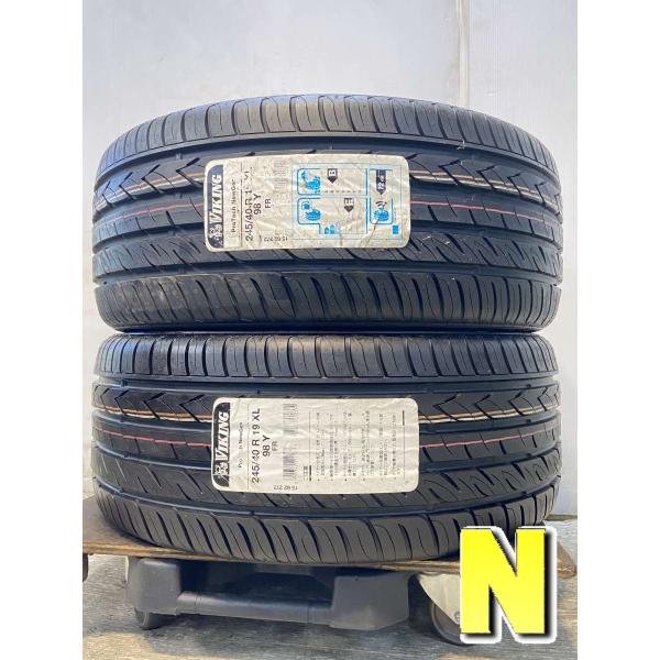 中古タイヤ サマータイヤ 2本セット  245/40R19  　 VIKING PROTECH Ne...