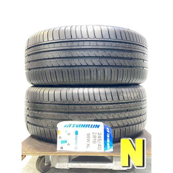 中古タイヤ サマータイヤ 2本セット  245/40R19  　 WIN RUN R330