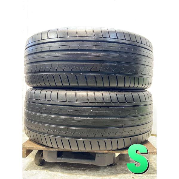 中古タイヤ サマータイヤ 2本セット  255/40R21  ダンロップ SPスポーツ MAXX G...