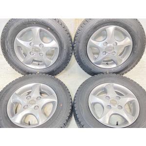 中古タイヤ スタッドレスタイヤ ホイールセット 4本セット 145/80R12 80/78 LT  ...