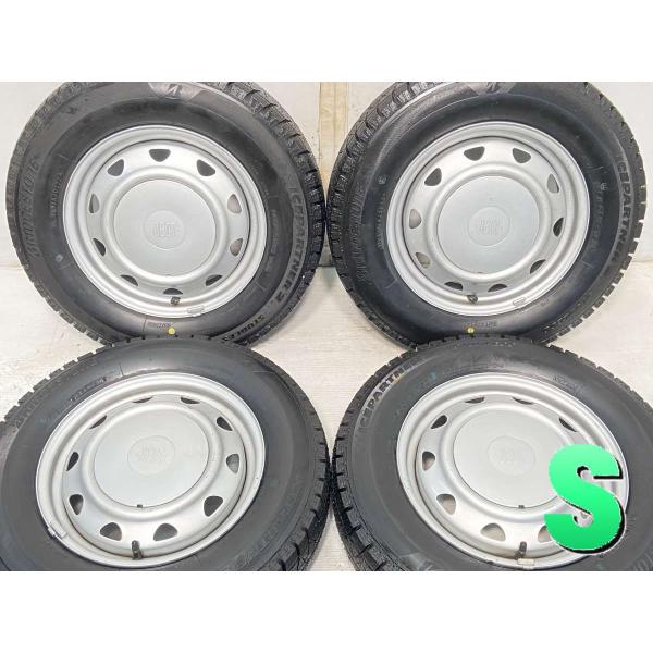 中古タイヤ スタッドレスタイヤ ホイールセット 4本セット 145/80R13  　 JECT 13...