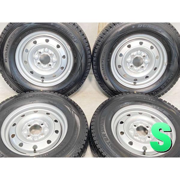 中古タイヤ スタッドレスタイヤ ホイールセット 4本セット 165R13 6PR 　  13x5.0...
