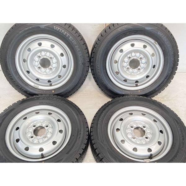 中古タイヤ スタッドレスタイヤ ホイールセット 4本セット 145/80R13  　  13x4.0...
