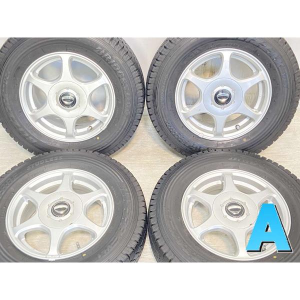 中古タイヤ スタッドレスタイヤ ホイールセット 4本セット 165R13 6PR 　 PRD-SX ...