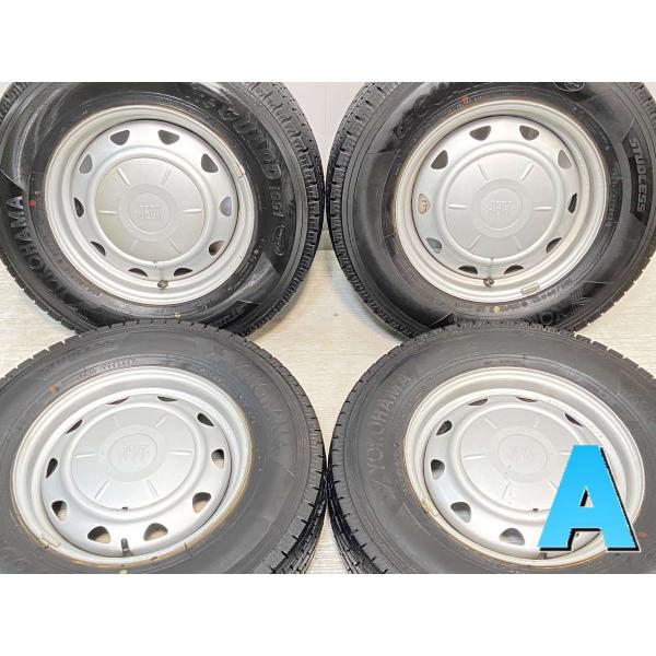 中古タイヤ スタッドレスタイヤ ホイールセット 4本セット 165/80R13 90/88 LT  ...