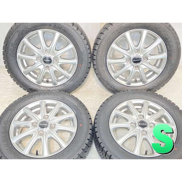 中古タイヤ スタッドレスタイヤ ホイールセット 4本セット 155/65R13  　 EXsteer...