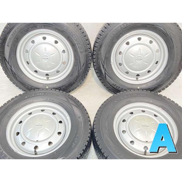 中古タイヤ スタッドレスタイヤ ホイールセット 4本セット 165R13 6PR  SCHWARZ ...