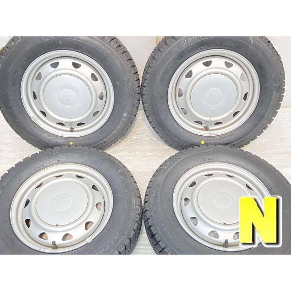 中古タイヤ スタッドレスタイヤ ホイールセット 4本セット 145/80R13  JECT LZ 1...