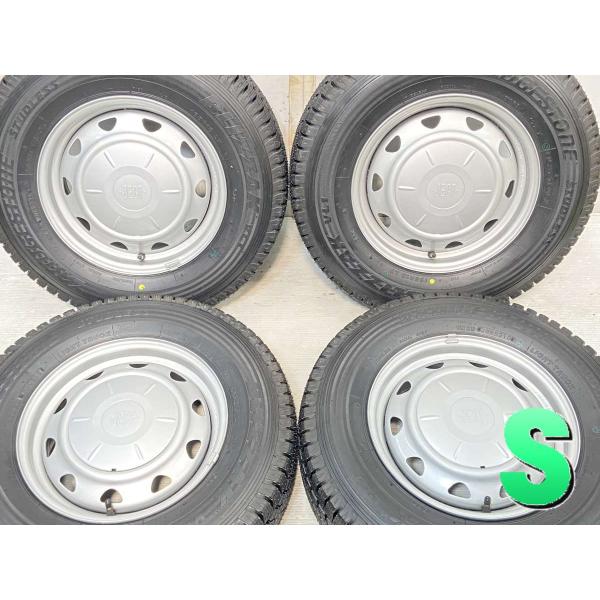中古タイヤ スタッドレスタイヤ ホイールセット 4本セット 165R13 6PR 　 JECT LZ...