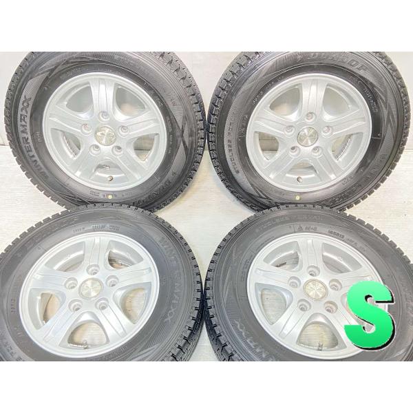 中古タイヤ スタッドレスタイヤ ホイールセット 4本セット 165R13 8PR  VICENTE ...